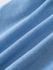 Close-up of light blue towelling fabric with visible texture and folds Towelling Shorts - Sky Blue Boys