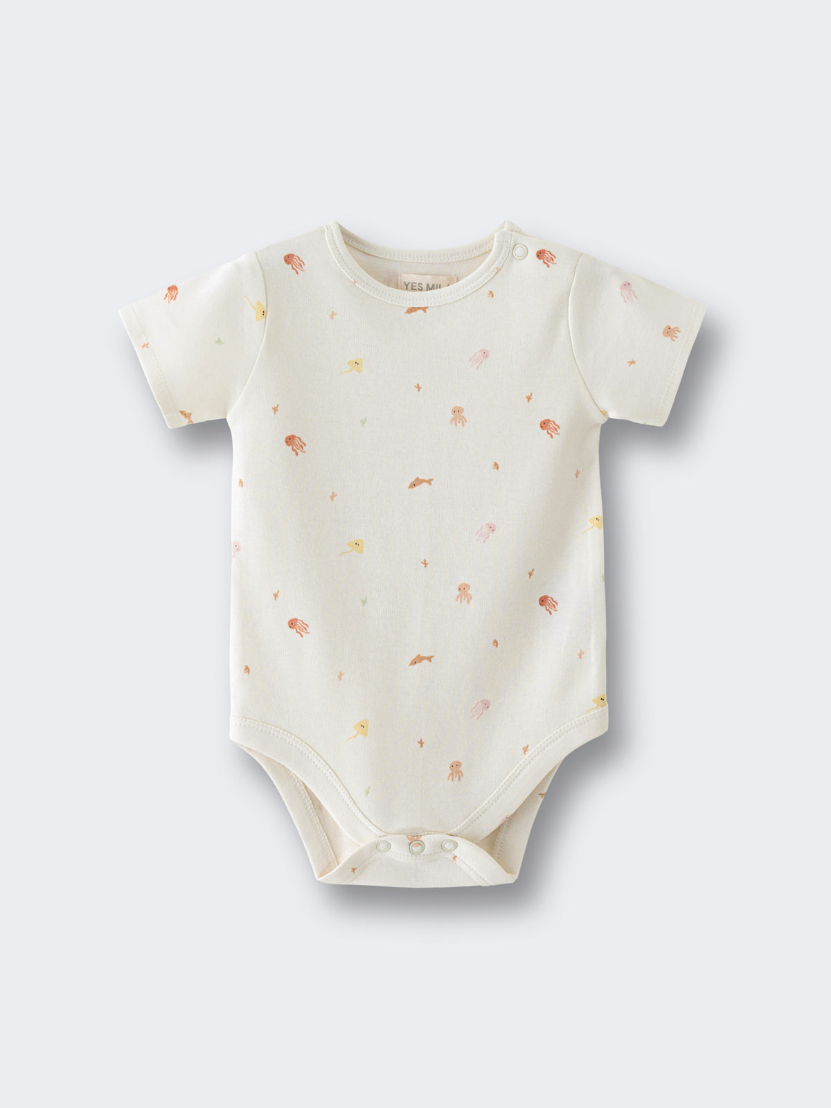 Zoe Short Sleeve Bodysuit - Ocean Buddies